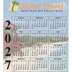 Calendar Magnet - Small - Seashore