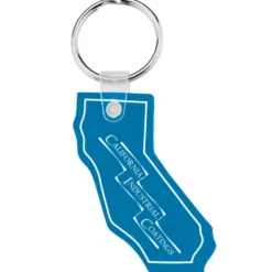 California Soft Keychain - Translucent