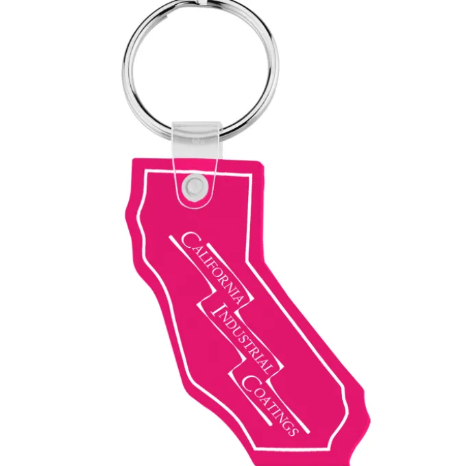 California Soft Keychain - Translucent