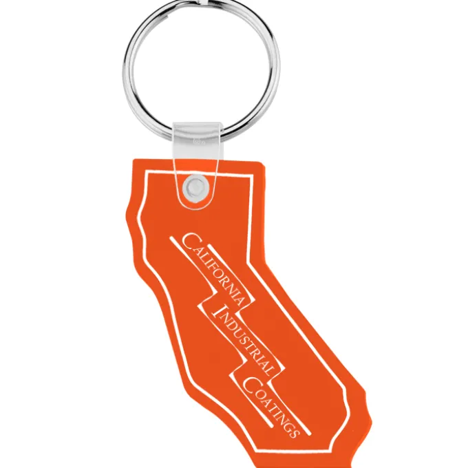 California Soft Keychain - Translucent