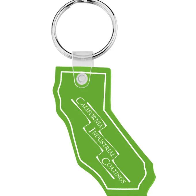 California Soft Keychain - Translucent