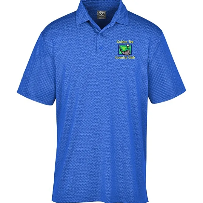 Callaway All-Over Stitched Chev Polo - Men's