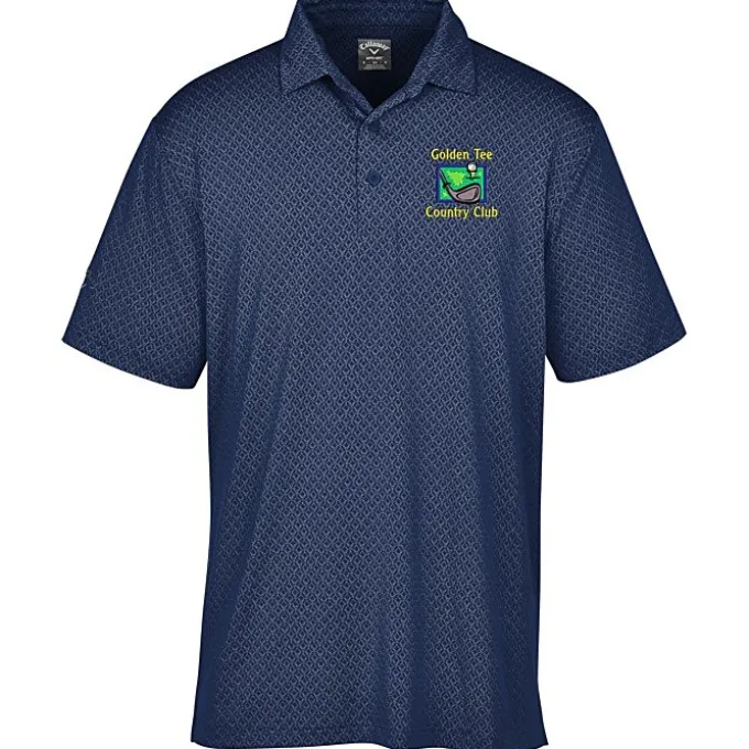 Callaway All-Over Stitched Chev Polo - Men's