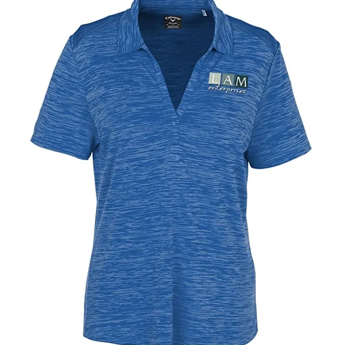 Callaway Broken Stripe Polo - Ladies'
