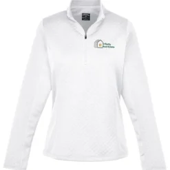 Callaway Diamond Quilted Fleece 1/4-Zip Pullover - Ladies'