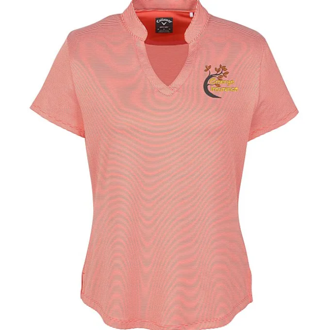Callaway Fine Line Stripe Polo - Ladies'