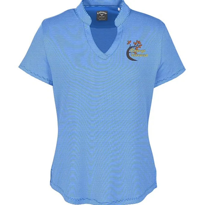 Callaway Fine Line Stripe Polo - Ladies'