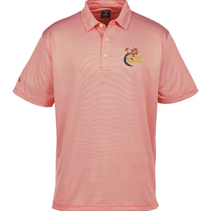 Callaway Fine Line Stripe Polo - Men's