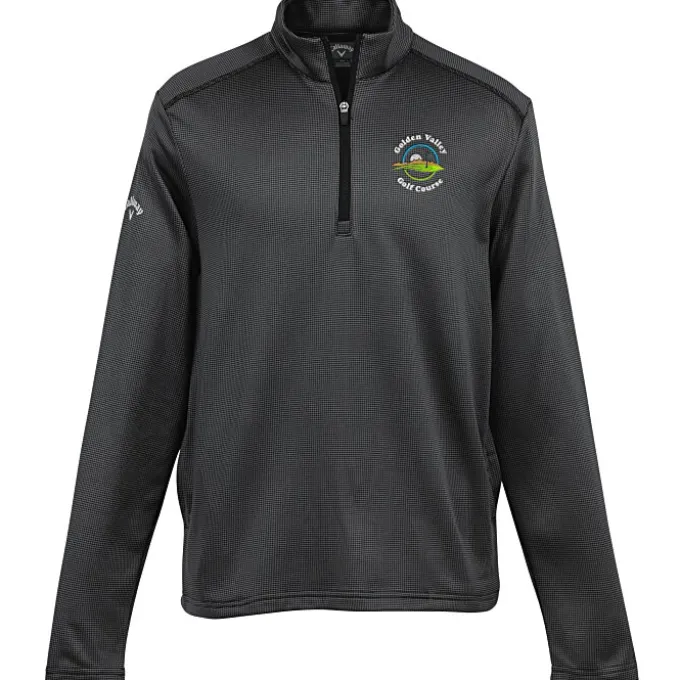 Callaway Houndstooth 1/4-Zip Pullover