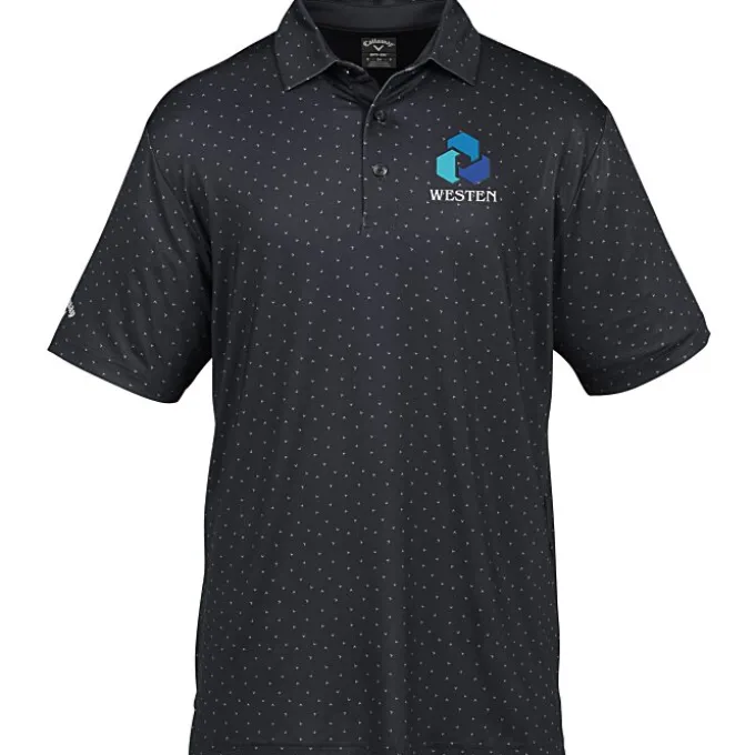 Callaway Micro Chev Print Polo