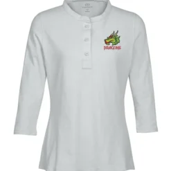 Cambridge 3/4 Sleeve Henley - Ladies'