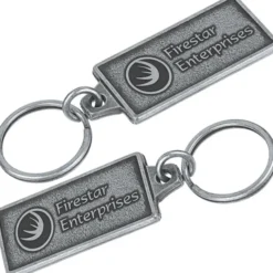 Camden Metal Keychain - Rectangle