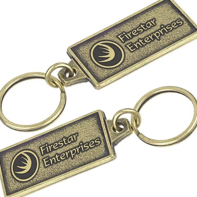 Camden Metal Keychain - Rectangle