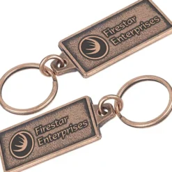 Camden Metal Keychain - Rectangle