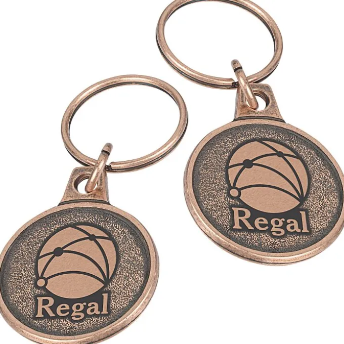 Camden Metal Keychain - Round