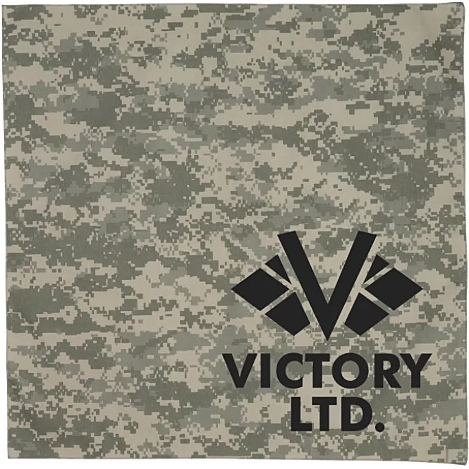 Camo Bandana - 22 inches x 22 inches