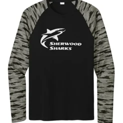 Camo Colorblock Long Sleeve T-Shirt