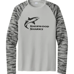 Camo Colorblock Long Sleeve T-Shirt