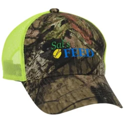Camo Mesh Back Structured Cap