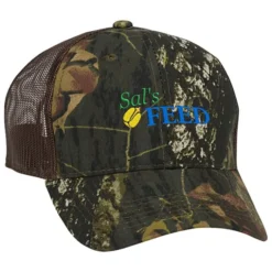 Camo Mesh Back Structured Cap