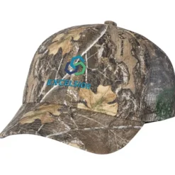 Camo Mesh Cap - Embroidered