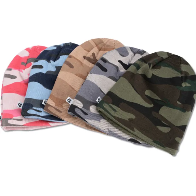 Camouflage Fine Knit Beanie