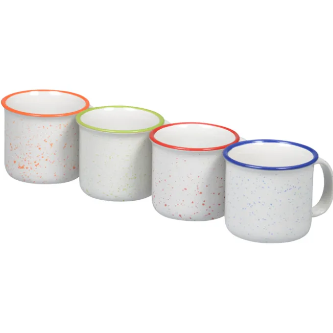 Campfire Ceramic Mug - Colored Halo - 15 oz