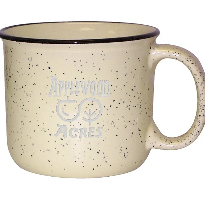 Campfire Ceramic Mug - Colors - 15 oz - Laser Engraved