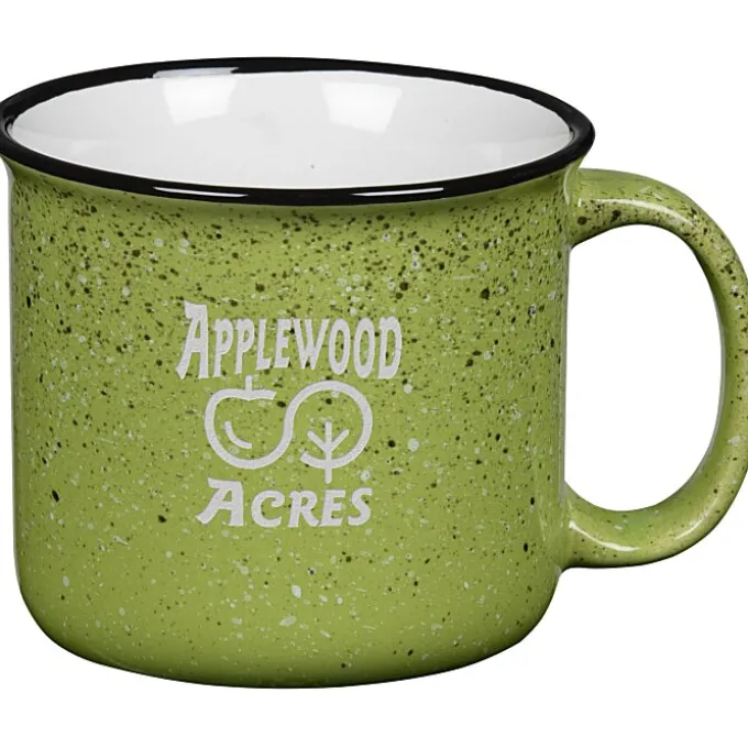 Campfire Ceramic Mug - Colors - 15 oz - Laser Engraved