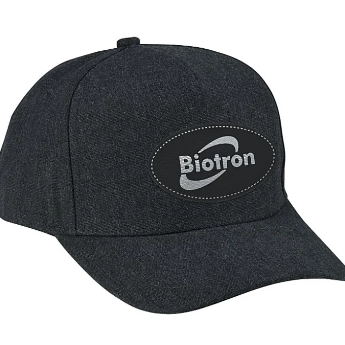 Canvas Five Panel Snapback Cap - Laser Engraved Patch