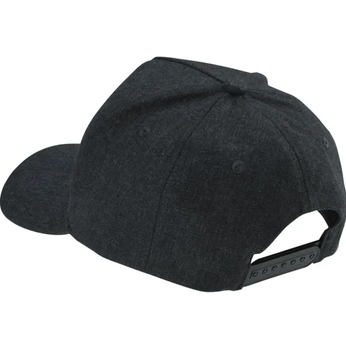 Canvas Five Panel Snapback Cap - Laser Engraved Patch