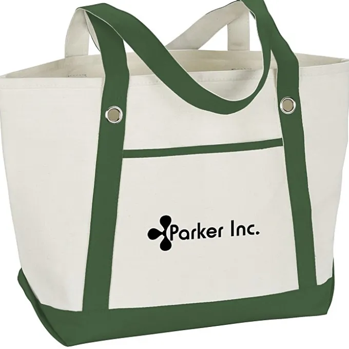 Canvas 12-oz Sailing Tote - 13 inches x 20 1/2 inches - 24 hr