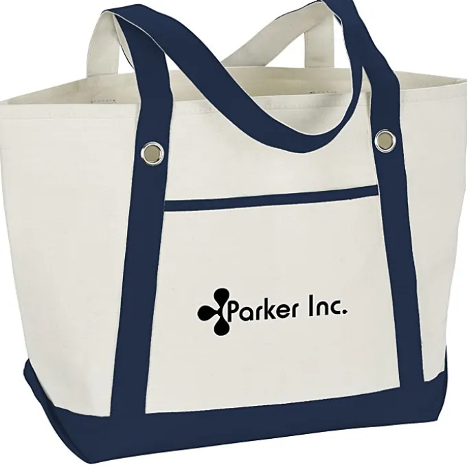 Canvas 12-oz Sailing Tote - 13 inches x 20 1/2 inches - 24 hr