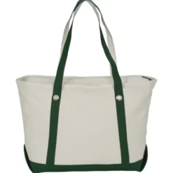 Canvas 12-oz Sailing Zip Top Tote - 14 inches x 23 inches