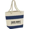 Capri Stripes Cotton Tote