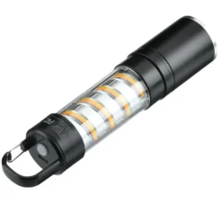 Carabiner Clip Spiral Flashlight