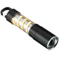Carabiner Clip Spiral Flashlight