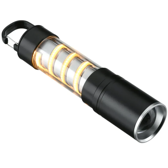 Carabiner Clip Spiral Flashlight
