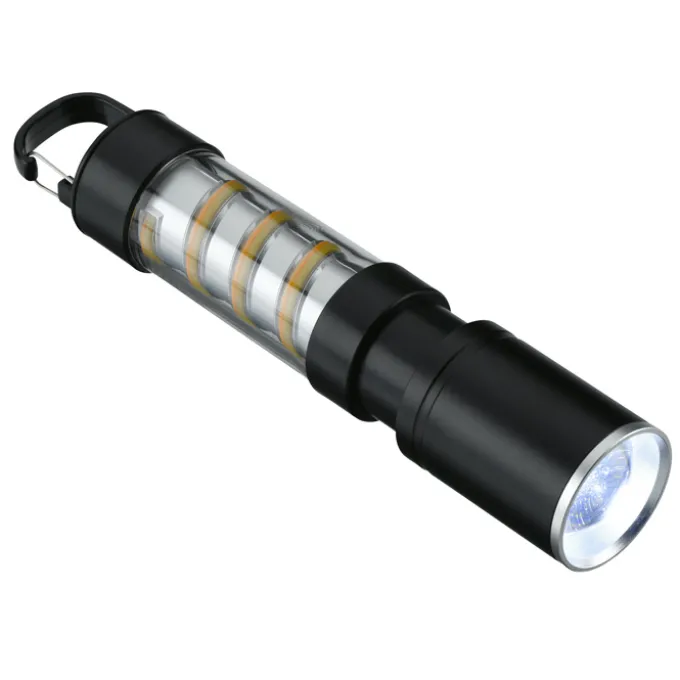 Carabiner Clip Spiral Flashlight