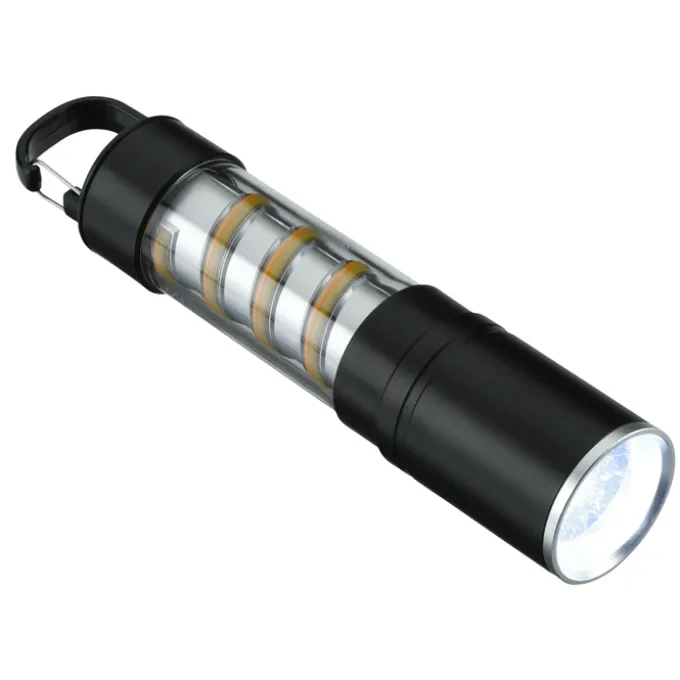 Carabiner Clip Spiral Flashlight