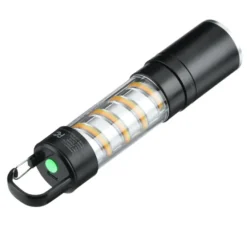 Carabiner Clip Spiral Flashlight