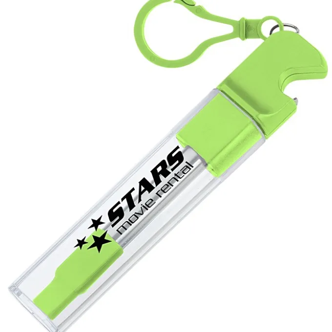 Carabiner Straw Kit with Bottle Opener