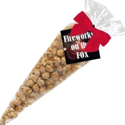 Caramel Popcorn Cone Bags - Large