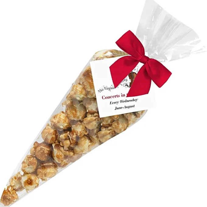 Caramel Popcorn Cone Bags - Small