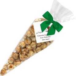 Caramel Popcorn Cone Bags - Small