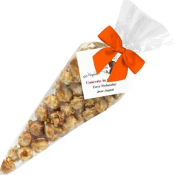Caramel Popcorn Cone Bags - Small