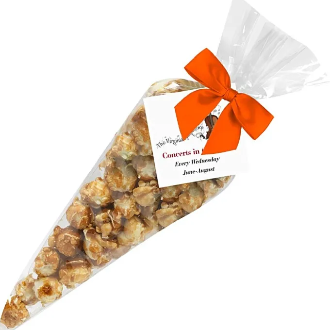 Caramel Popcorn Cone Bags - Small
