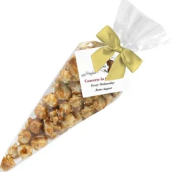 Caramel Popcorn Cone Bags - Small