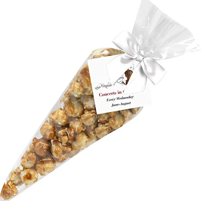 Caramel Popcorn Cone Bags - Small