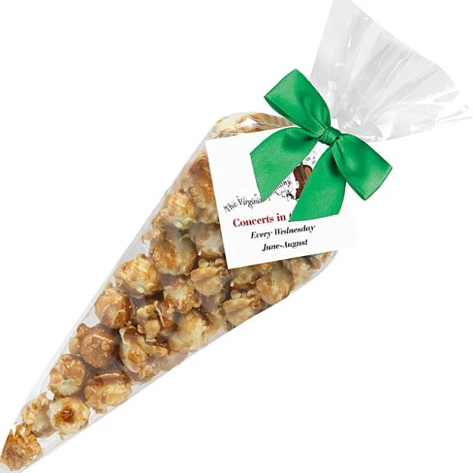 Caramel Popcorn Cone Bags - Small